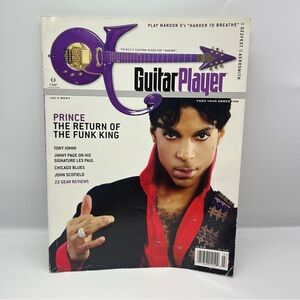 Guitar Player Magazine Featuring Prince
11" vintage July 2004 Prince 192 pages